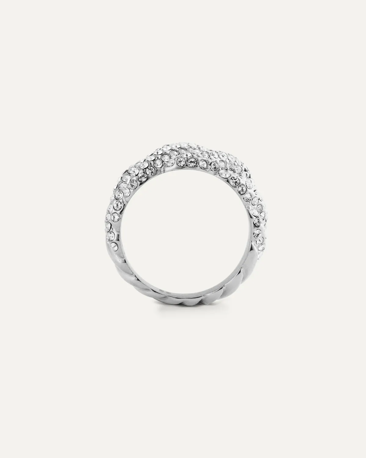 Mockberg Sola ring 50 sølv Preciosa størrelse 50