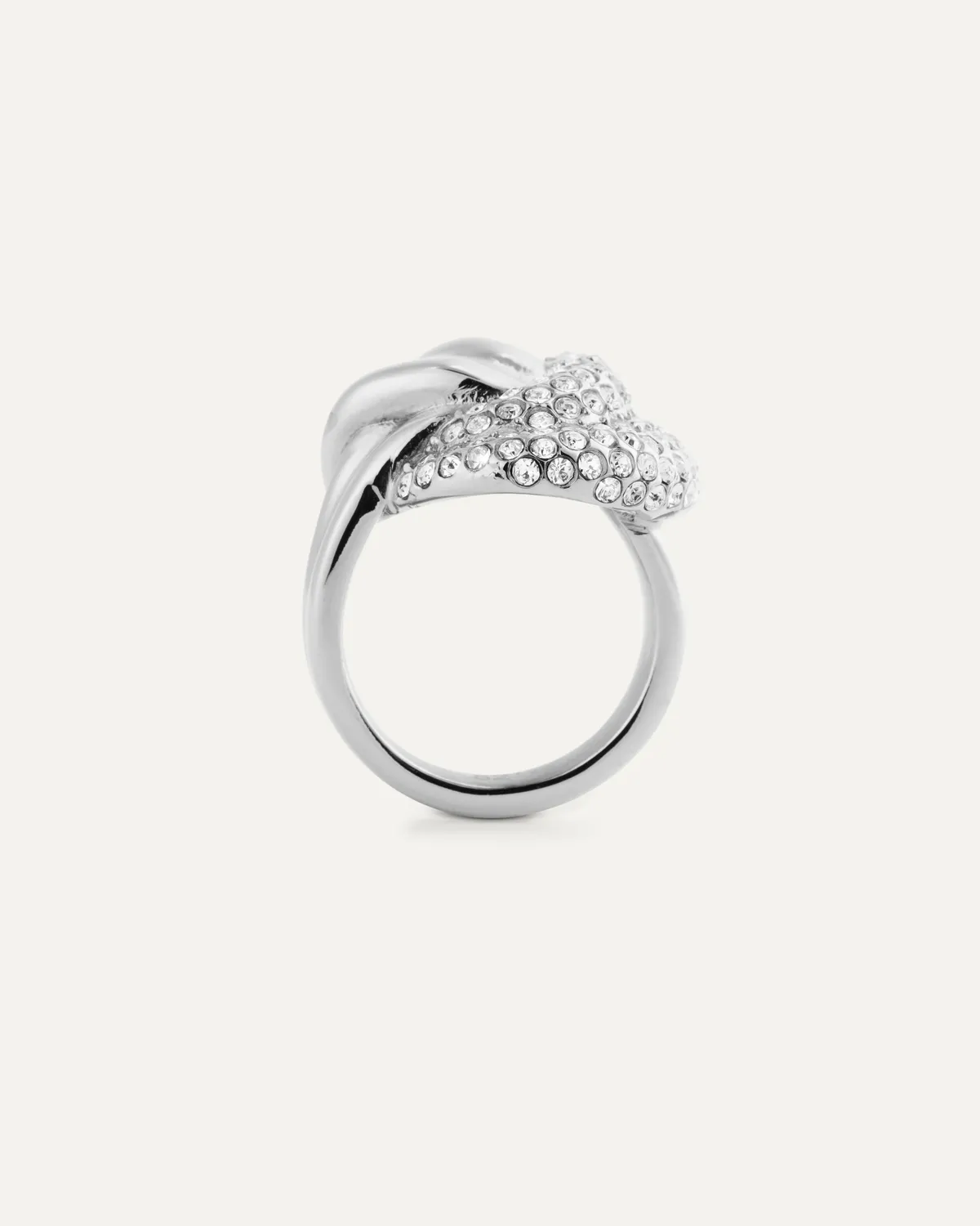 Mockberg Soirée ring sølv pavé Preciosa
