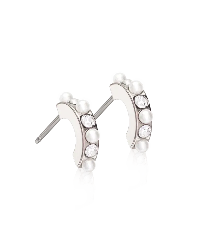 Blomdahl Pendant Mixed Curved øredobber crystal 10 mm