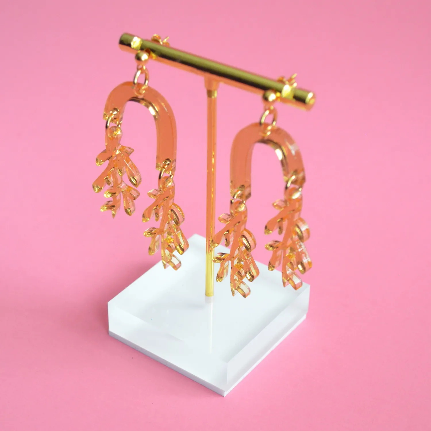 BooandBooFactory Gold Leaf Arch bladøredobber gull akryl