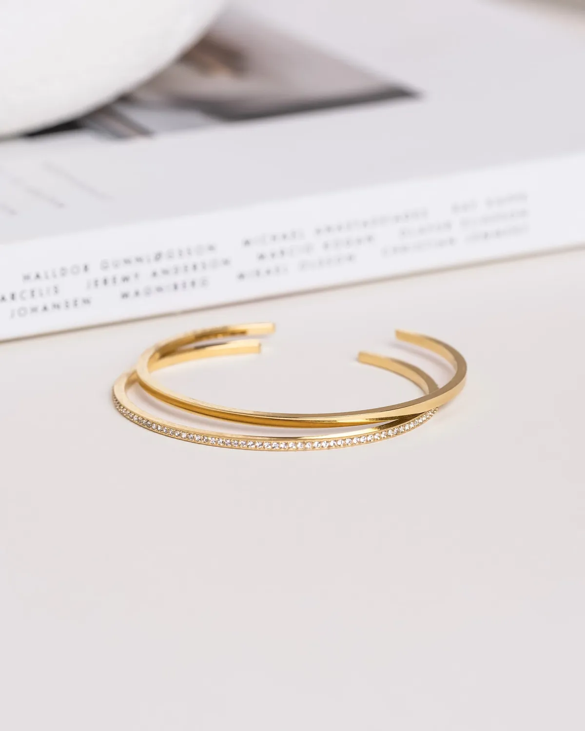 Mockberg Fancy Bangle Small armbånd gull