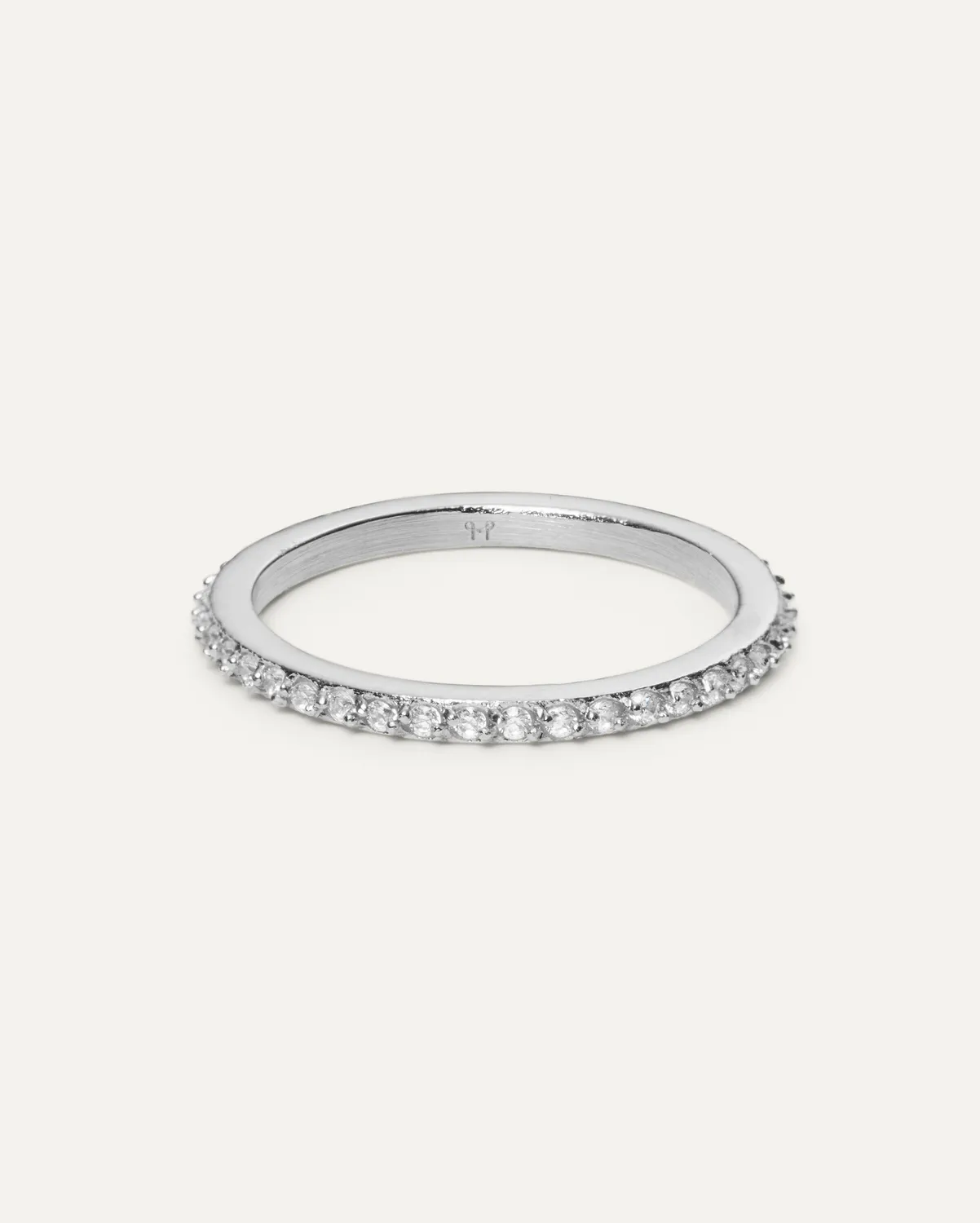 Mockberg Léa ring sølv zirkonia str 52