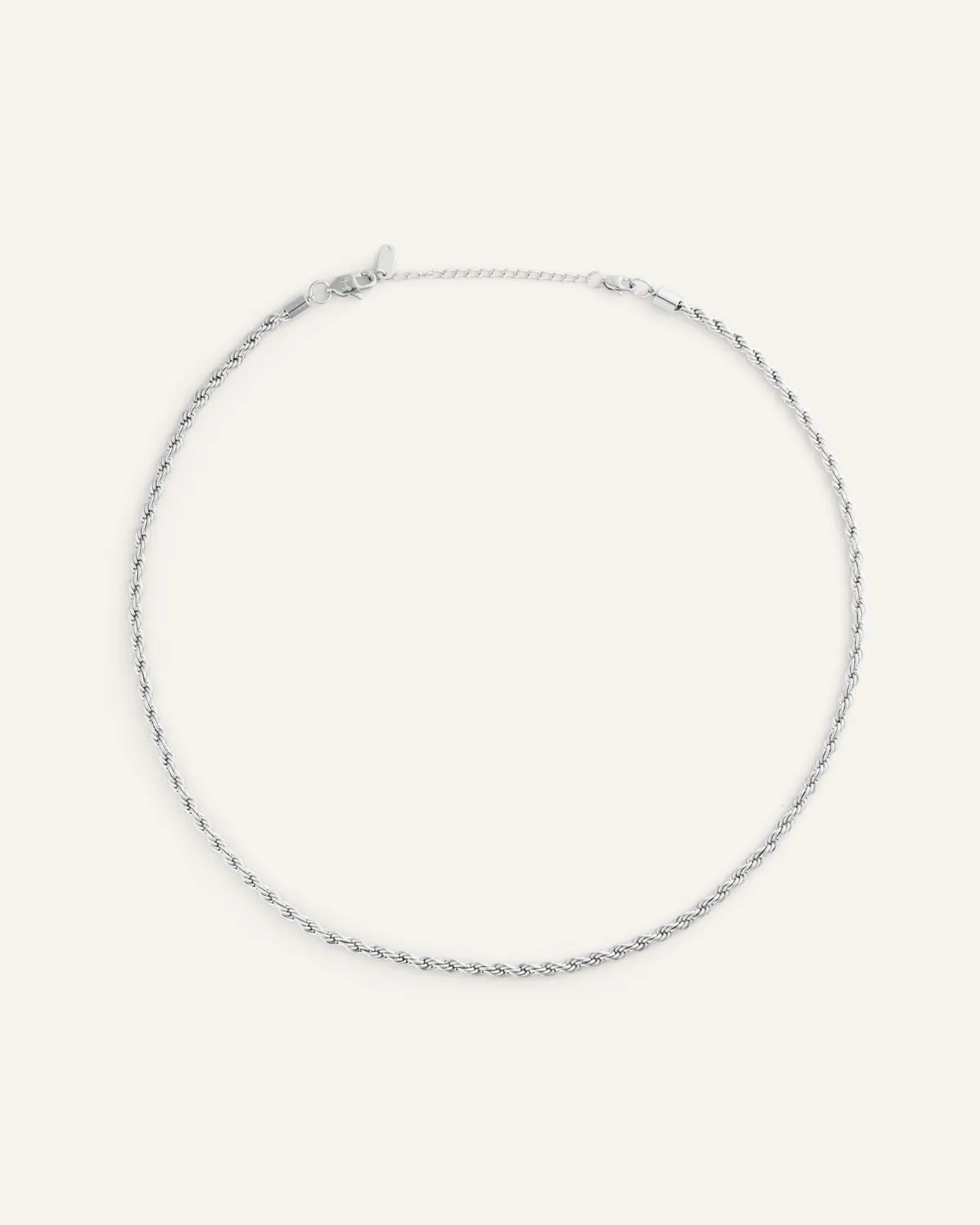 Mockberg Bold Rope Chain kjede 450 mm sølv tvunnet