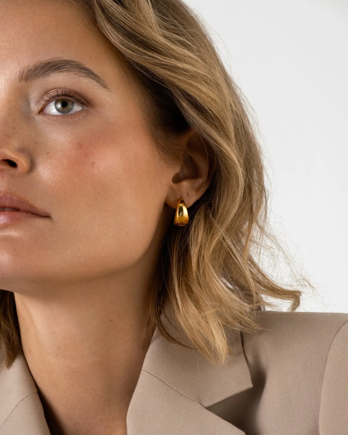 Mockberg Bold Hoops Large creoler gull 18 mm