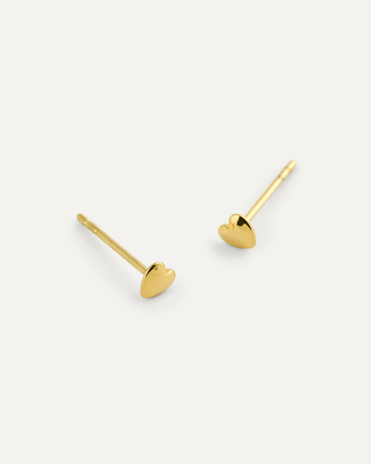 Mockberg Love Small Studs hjertestuds gull 4 mm