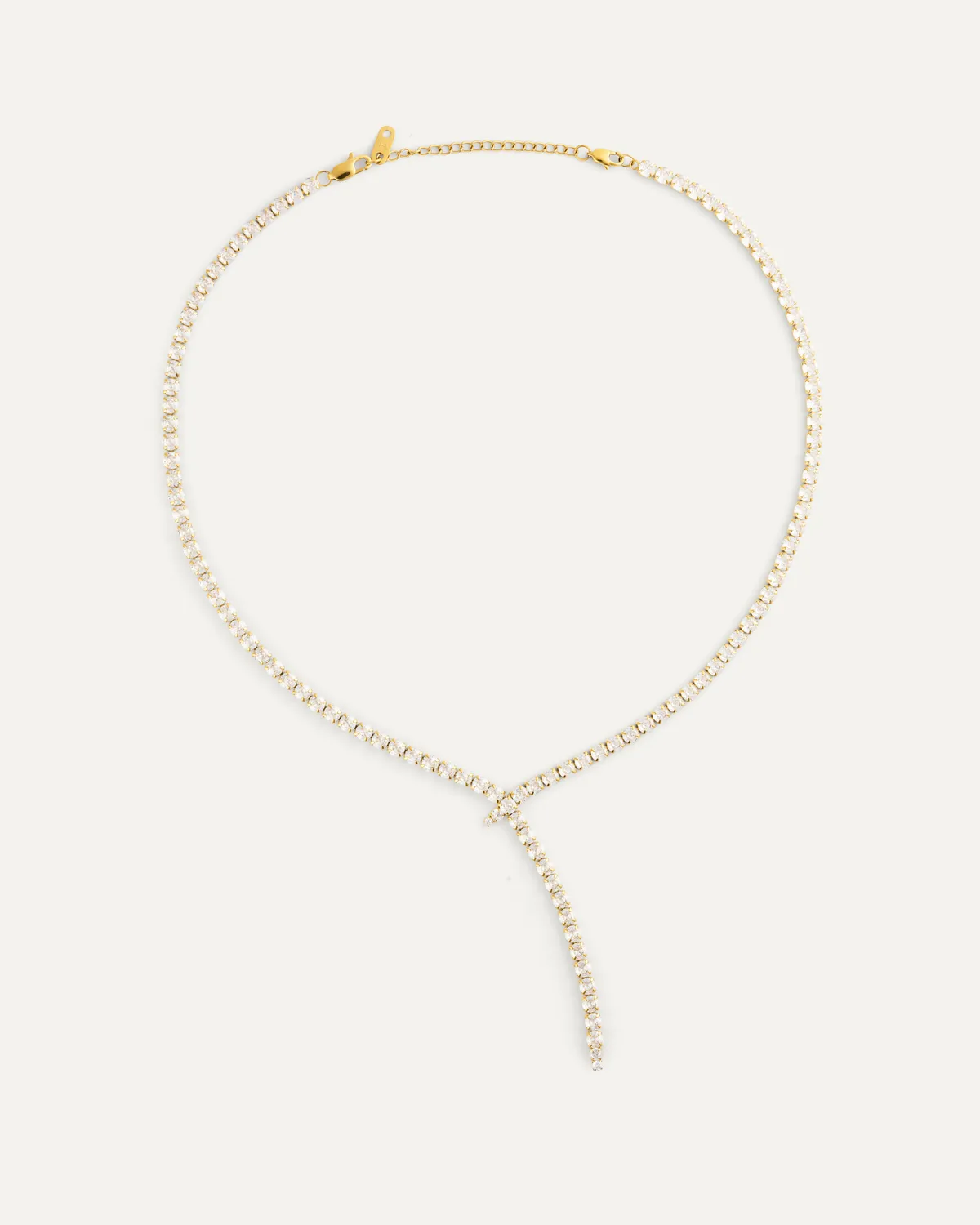 Mockberg Alora kjede gull cubic zirconia