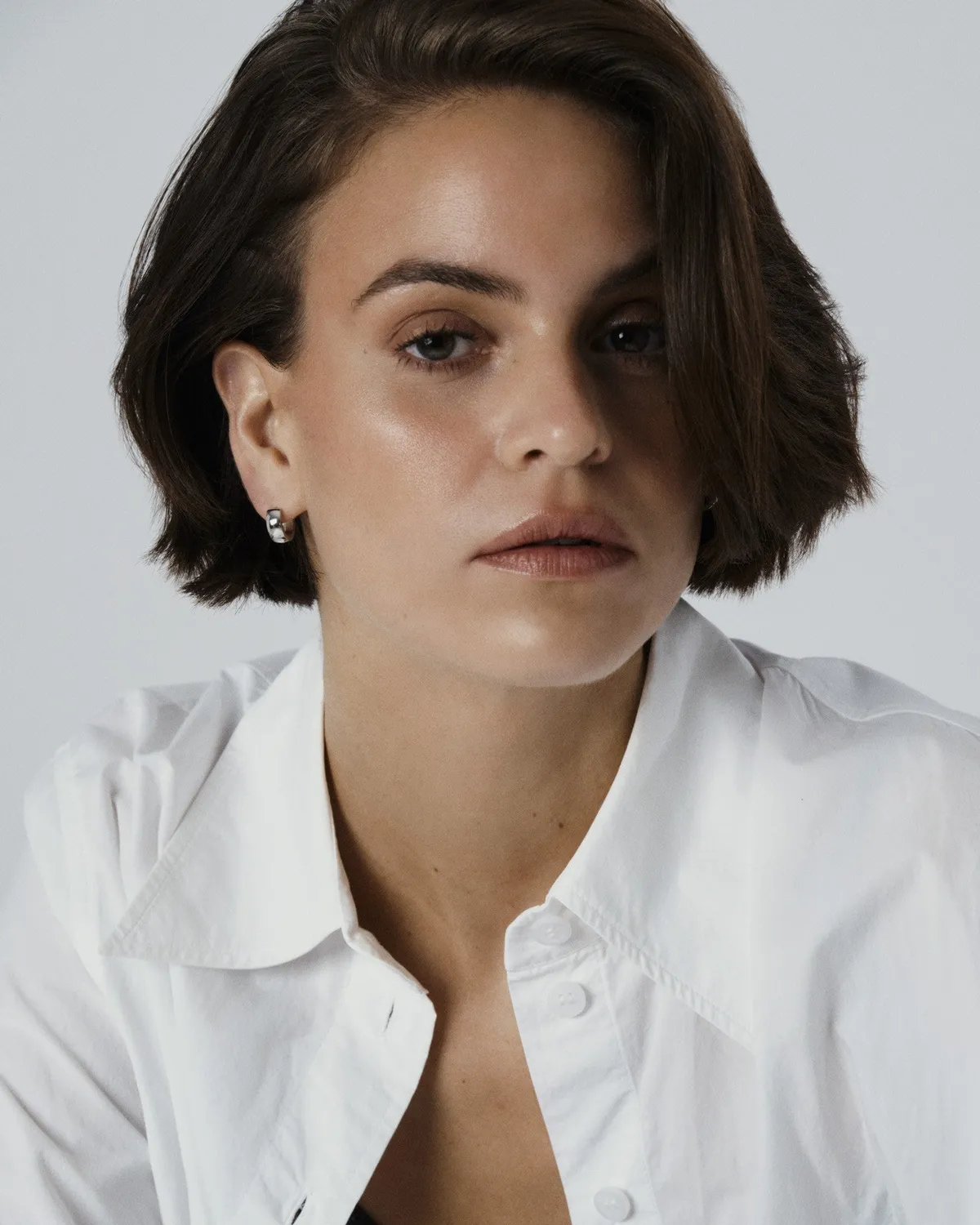Mockberg Chunky Hoops Small øredobber sølv 13 mm