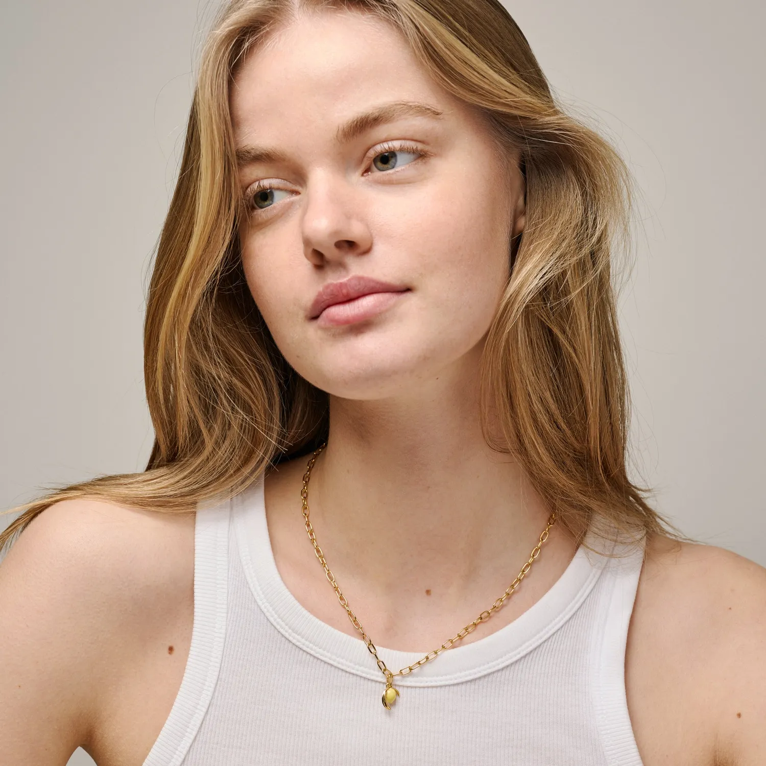 Enamel Charm Lively Lemon anheng 11 mm sitron