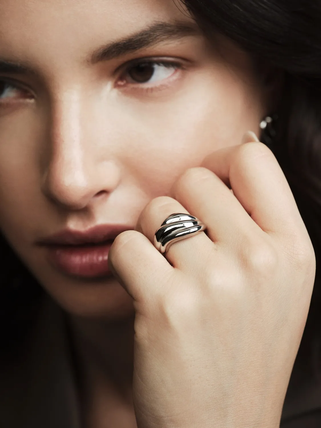 Mockberg Deco Ring sølvring statement