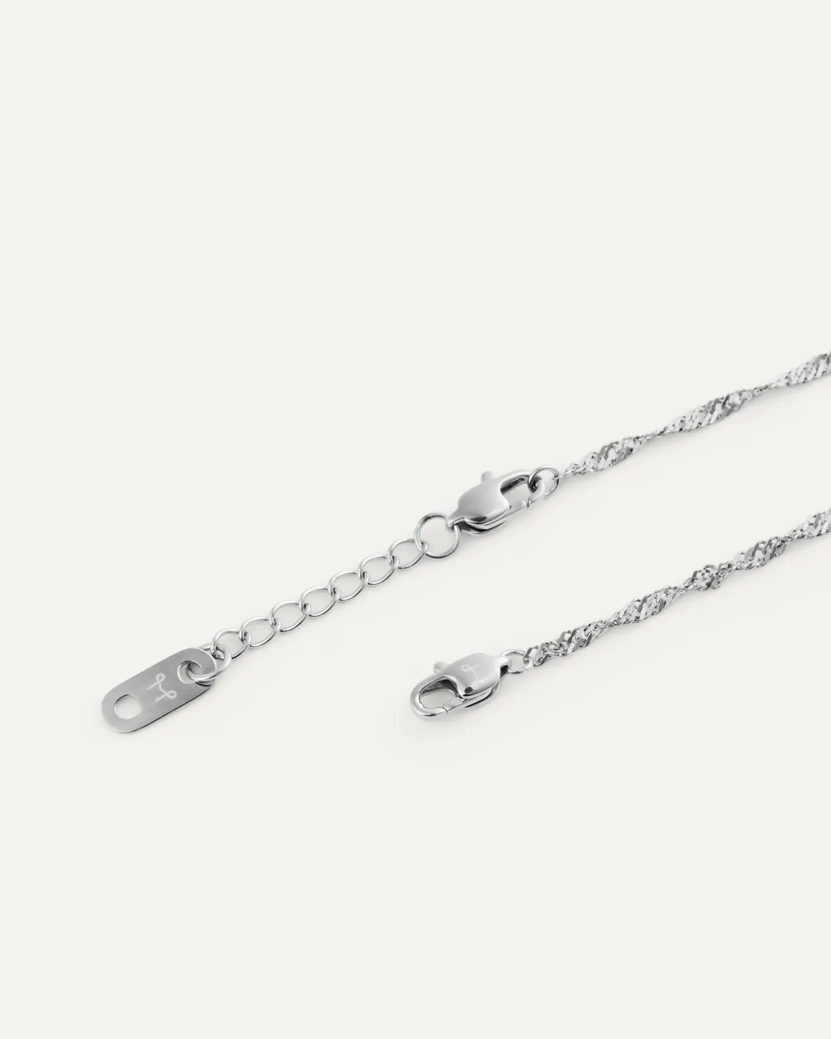 Mockberg Twirl Bracelet armbånd sølv Medium vanntett