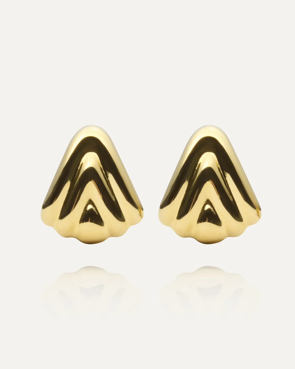 Mockberg Deco Drop øredobber gull 30 mm vanntett