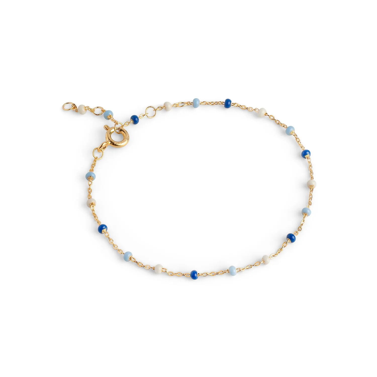 Enamel Lola Marine smykkesett blå gaveklar