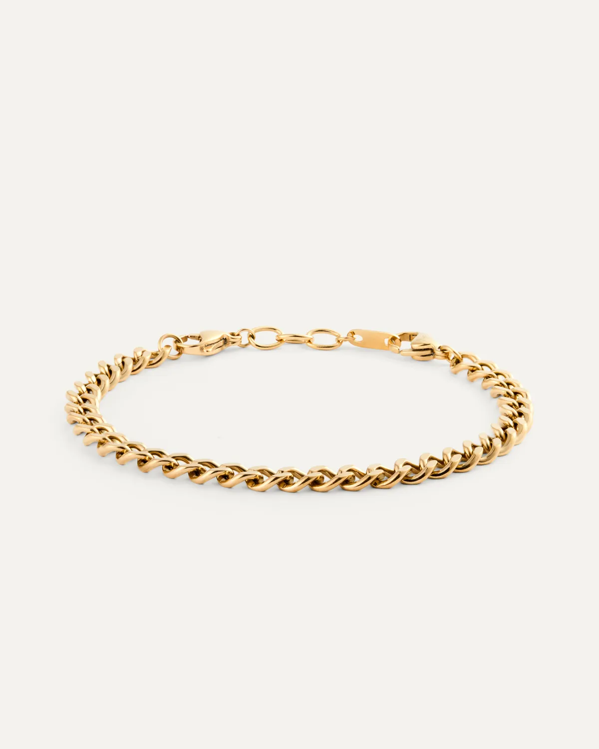 Mockberg Curb Chain Bracelet armbånd gull Small