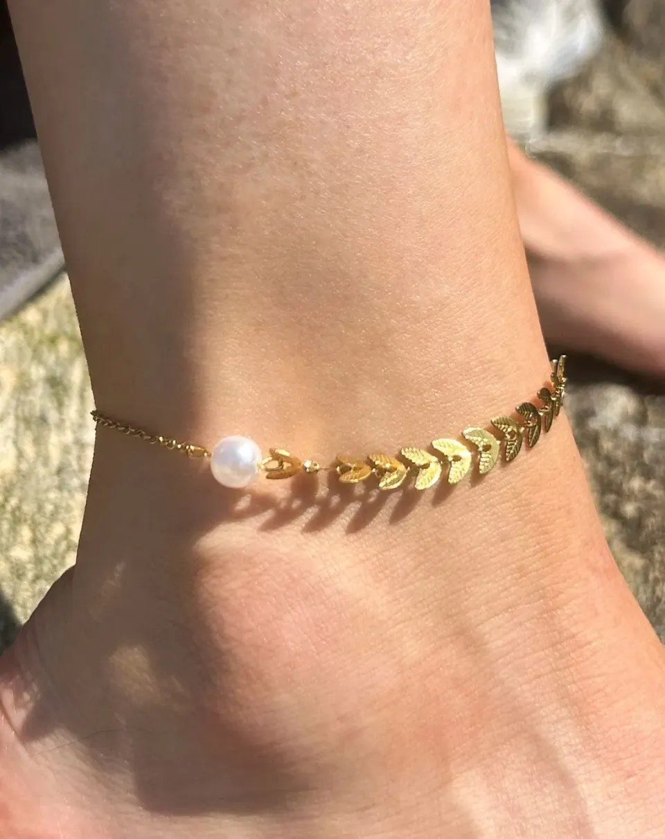 Mea Nani Jewellery Naya ankellenke 18K perler