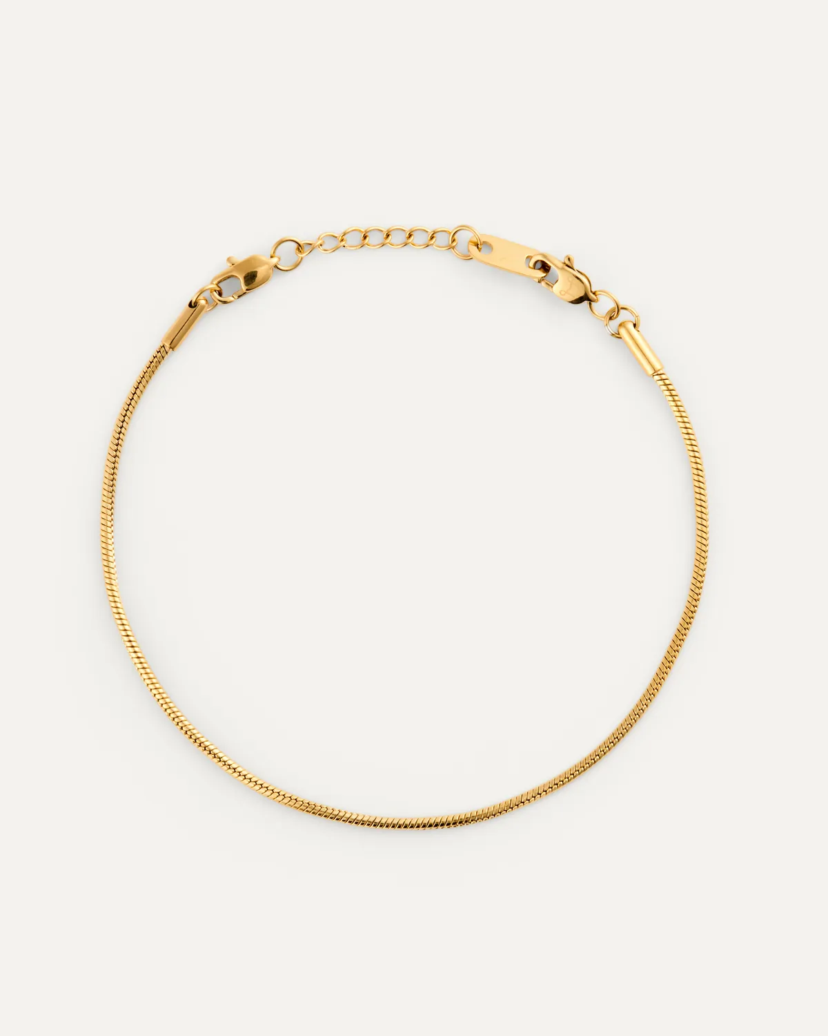 Mockberg Snake Chain armbånd gull Small
