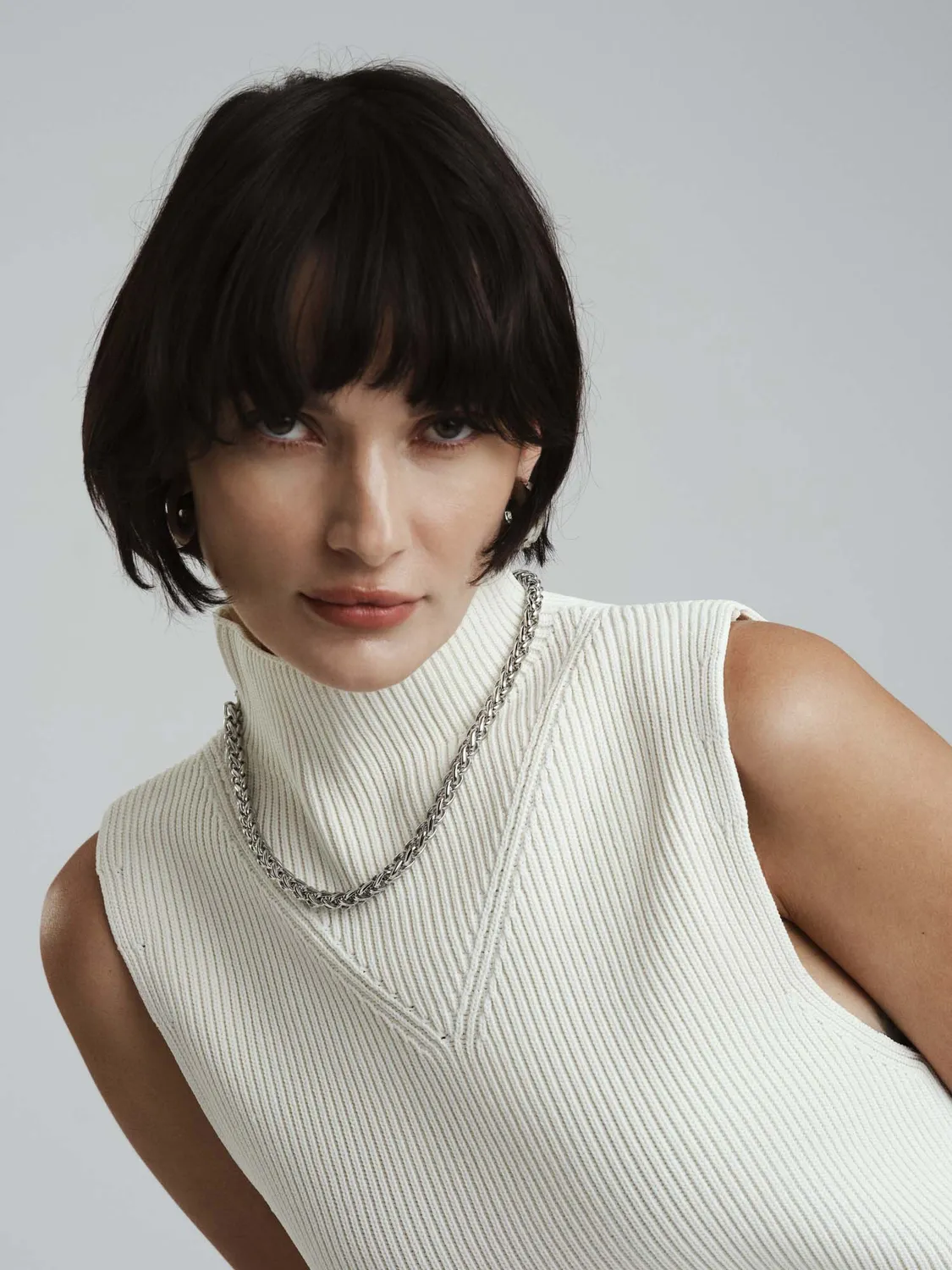 Mockberg Rebel Chain Necklace halskjede sølv 450 mm