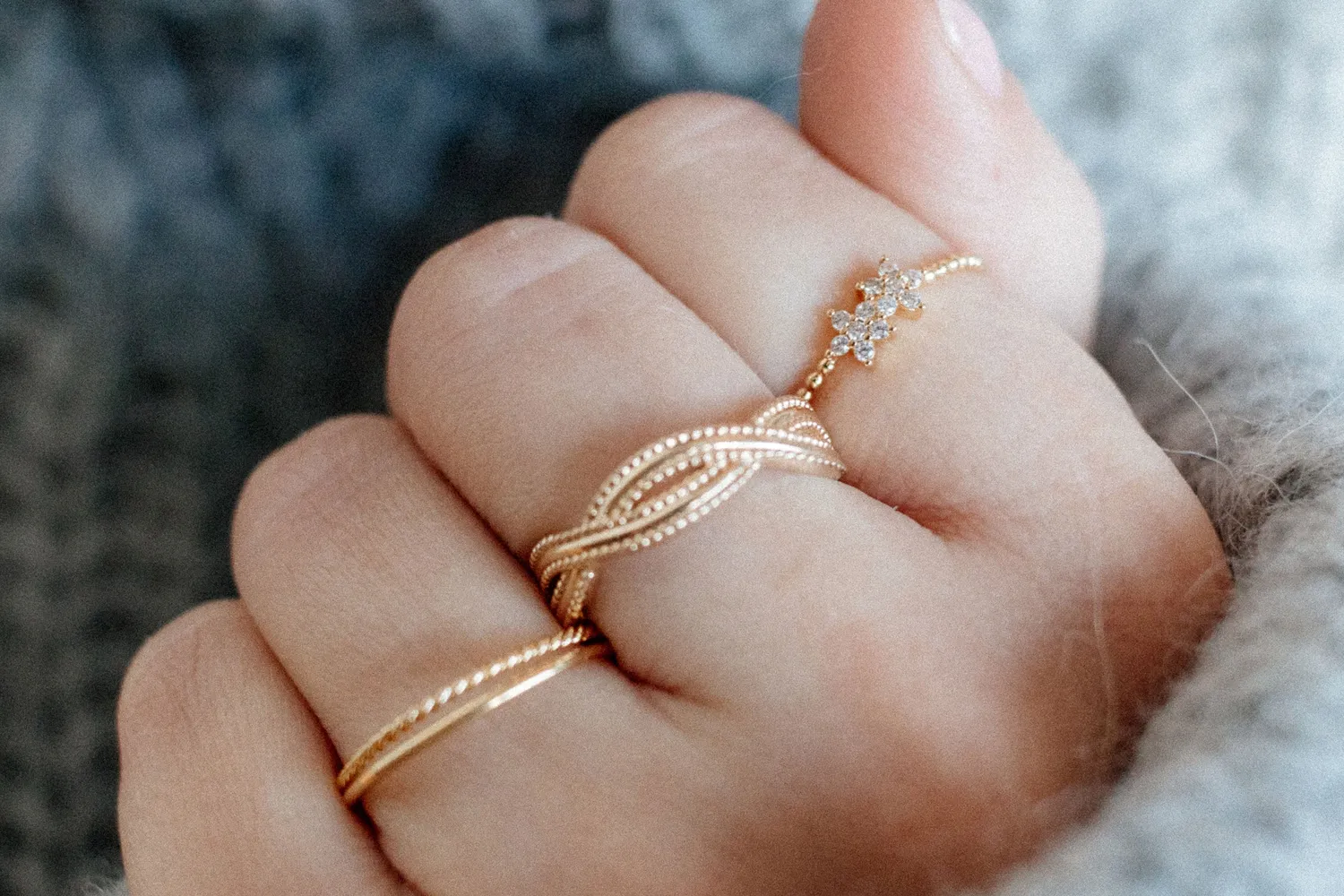 Eremis Camilla ring gull med zirkonia