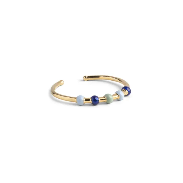 Enamel Copenhagen Lola ring earthtone justerbar gull