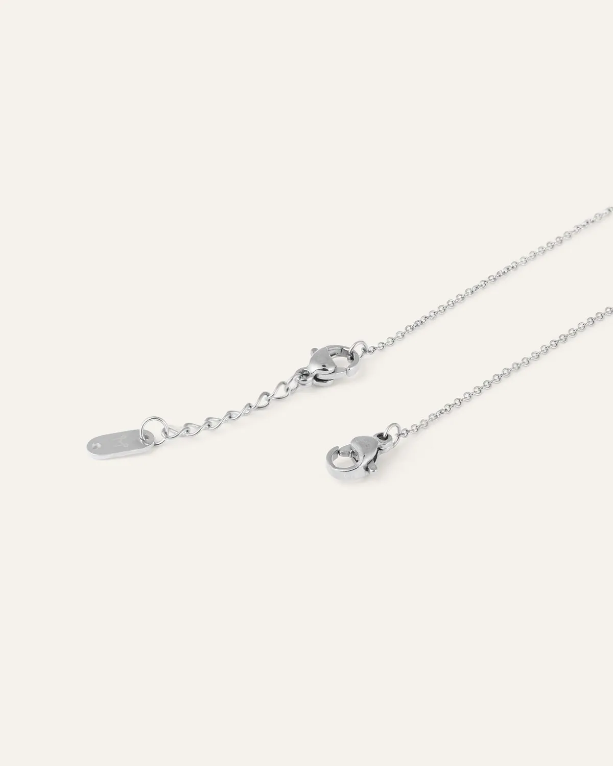 Mockberg Céleste Necklace kjede sølv hvit zirkonia