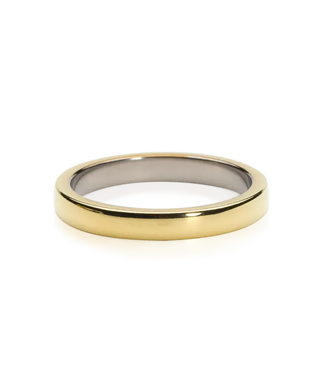 Blomdahl Cupped Plain ring gull hudvennlig titan