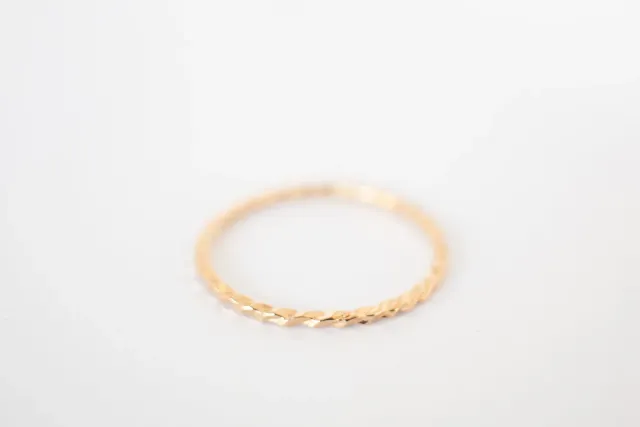 Eremis Natalia ring gullbelagt 18 karat