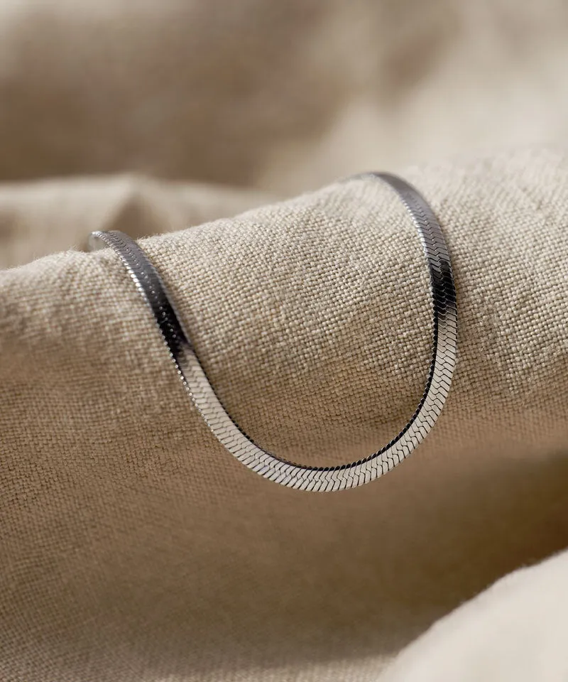 Blomdahl Plain armbånd sølv 15,5–19 cm nikkelfritt