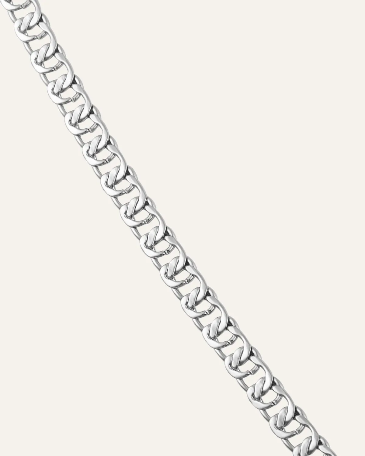 Mockberg Infinity Bracelet armbånd sølv 200 mm vanntett