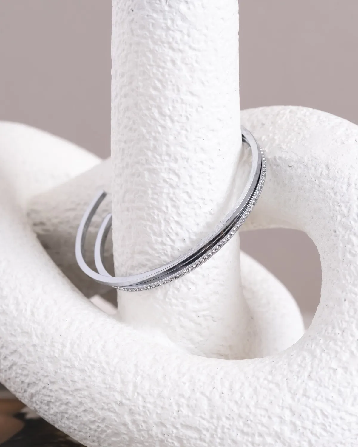 Mockberg Sleek Bangle Small armbånd sølv 17 cm