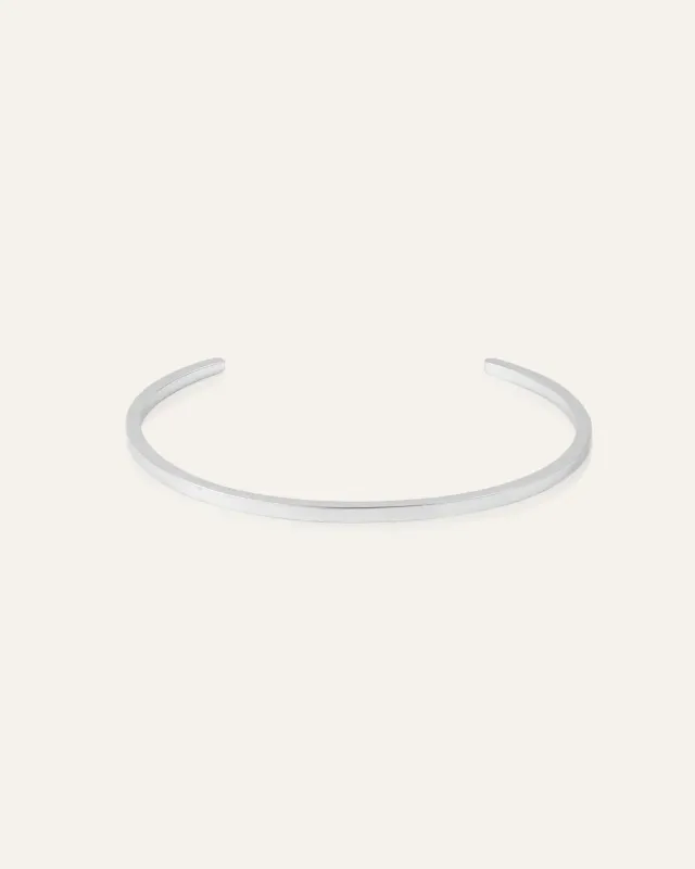 Mockberg Sleek Bangle Small armbånd sølv 17 cm