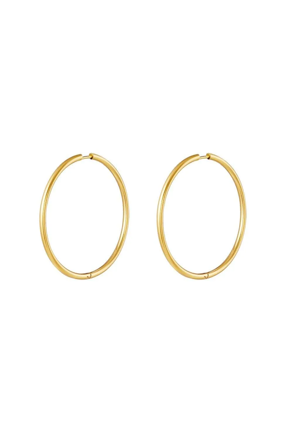 Everyday Confidence Hoops øredobber sølv medium