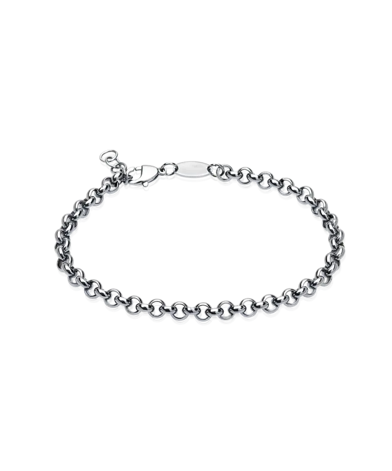 Blomdahl Box Chain armbånd 18-22 cm sølv