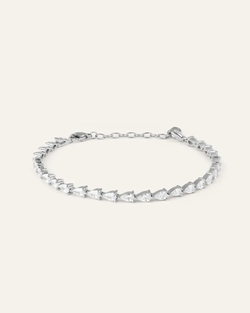 Mockberg Zina armbånd Small sølv zirkonia