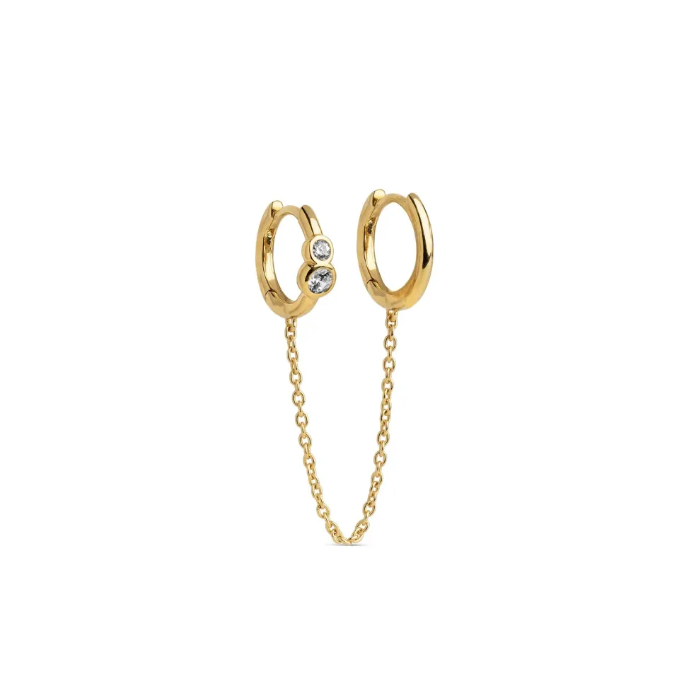 Enamel Nova Chain One Piece hoop 34 mm gull