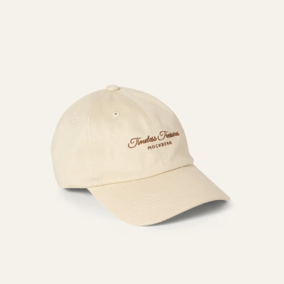 Mockberg Timeless Treasures caps beige bomull justerbar