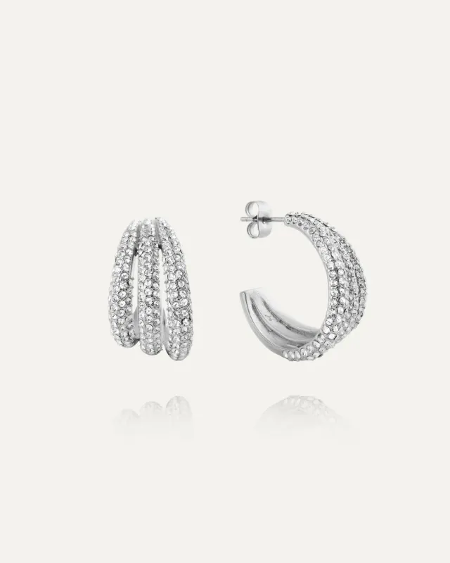 Mockberg Aurelia Earring øredobber sølv 24 mm