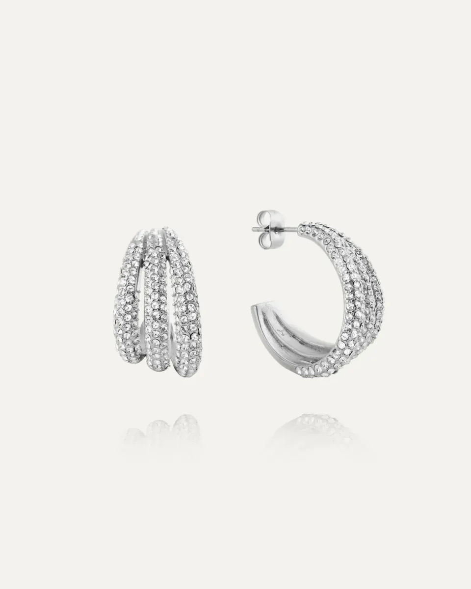 Mockberg Aurelia Earring øredobber sølv 24 mm