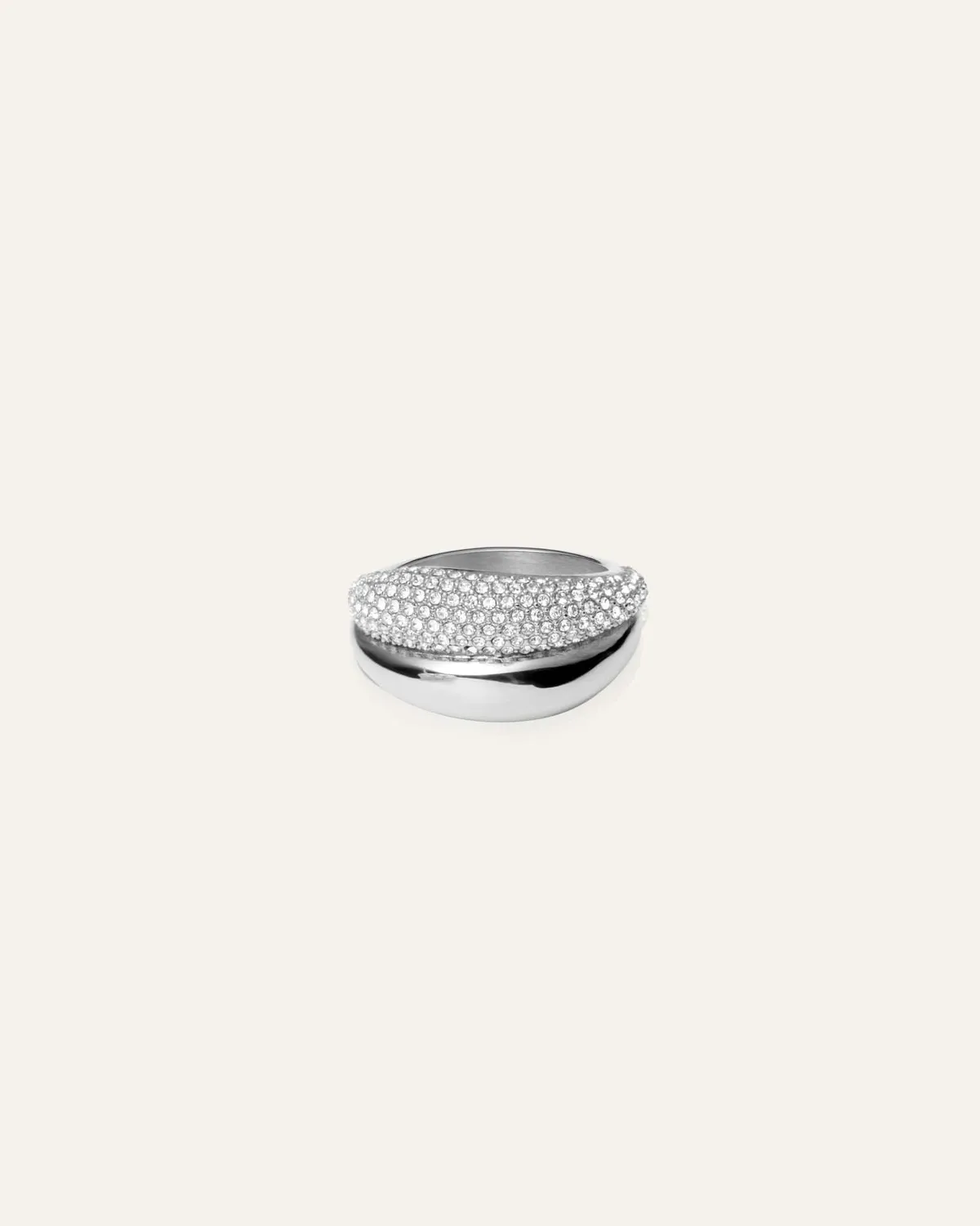 Mockberg Pavé Daring Ring sølv 52 cubic zirconia