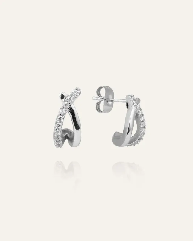 Mockberg Ines Earring øredobber sølv zirkonia