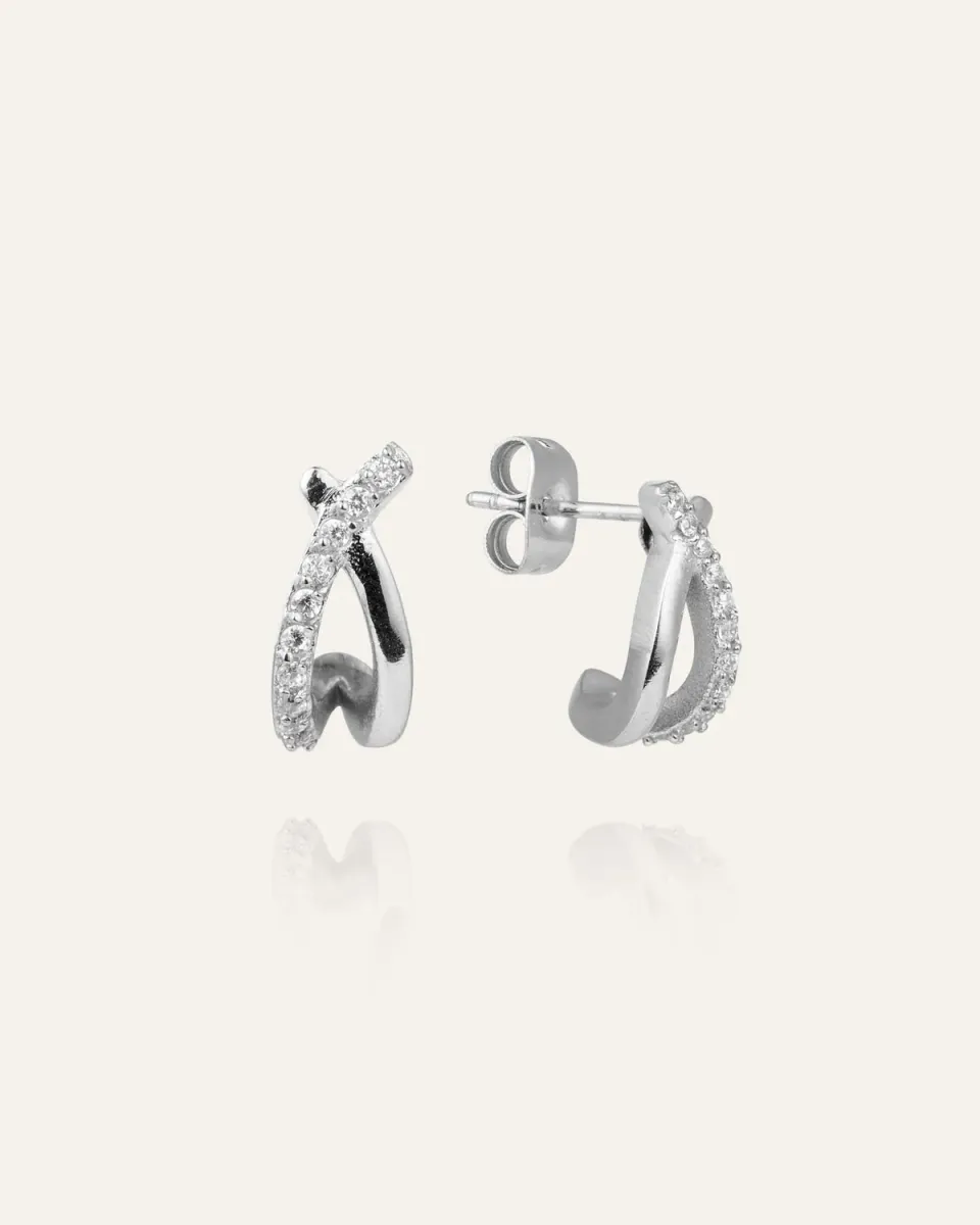 Mockberg Ines Earring øredobber sølv zirkonia