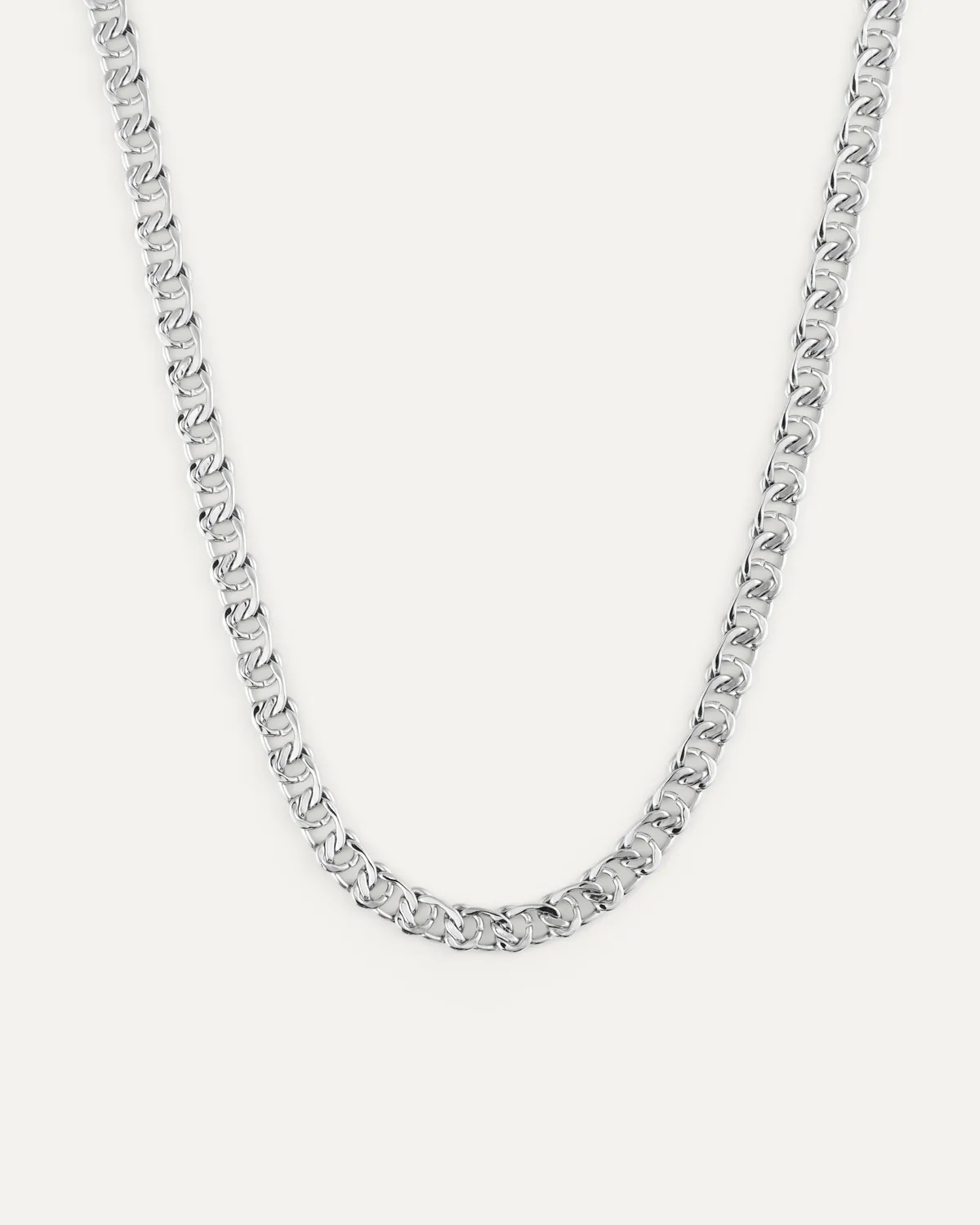 Mockberg Infinity Grand Necklace halskjede sølv 450 mm