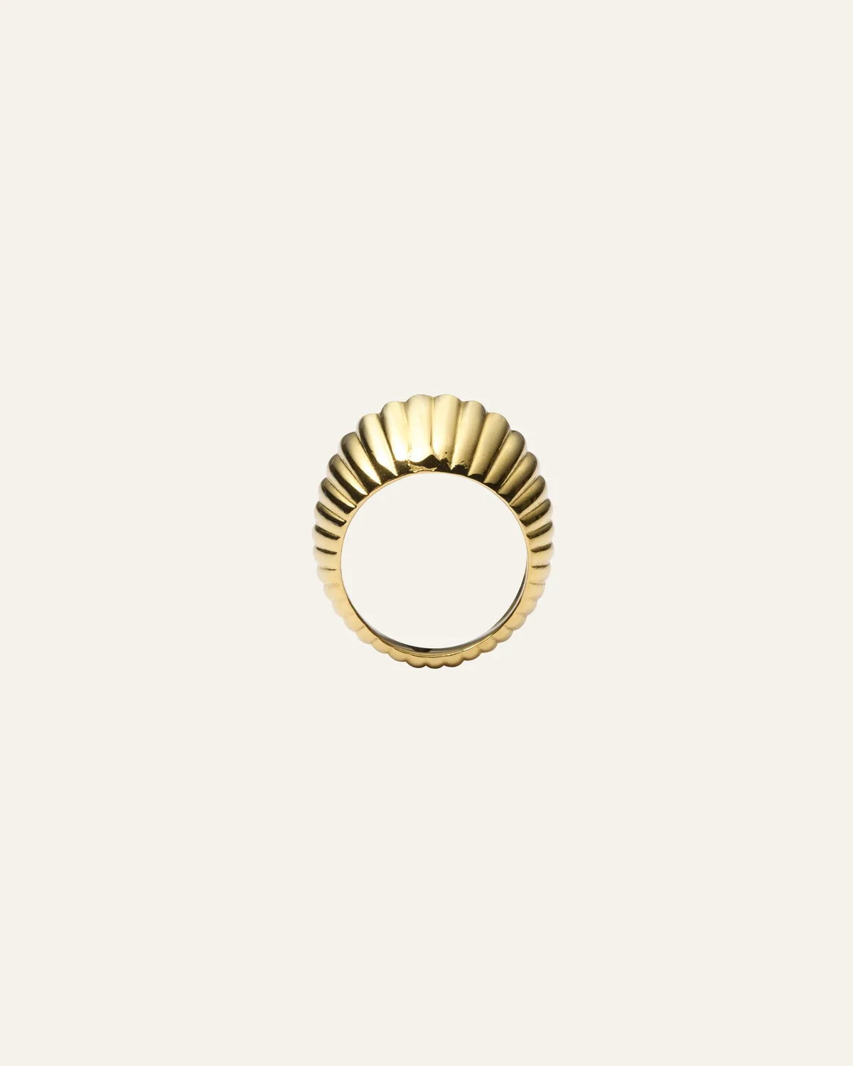 Mockberg Henriette Ring ring gull 18K statement