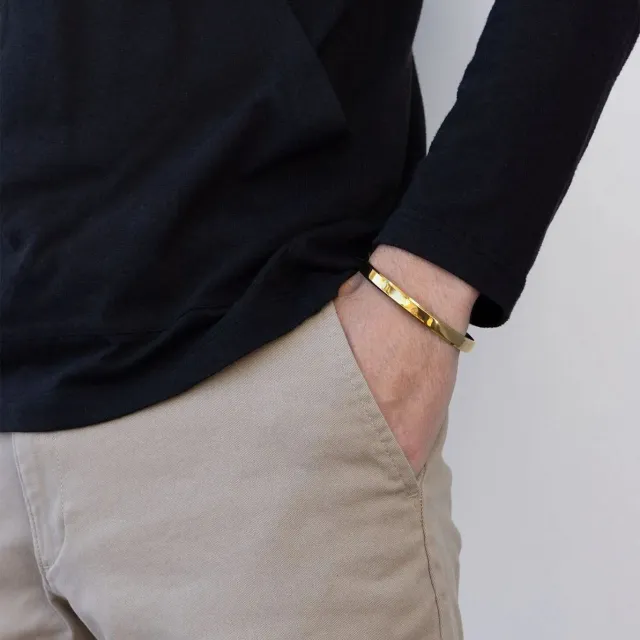 Mea Nani Haven Cuff herrearmbånd 18K gull