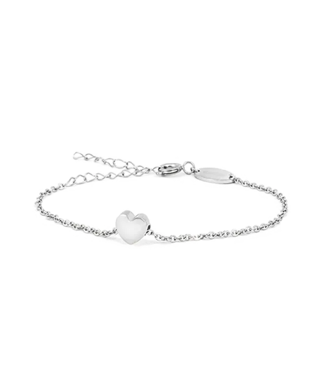 Blomdahl Heart armbånd sølv 14-19 cm