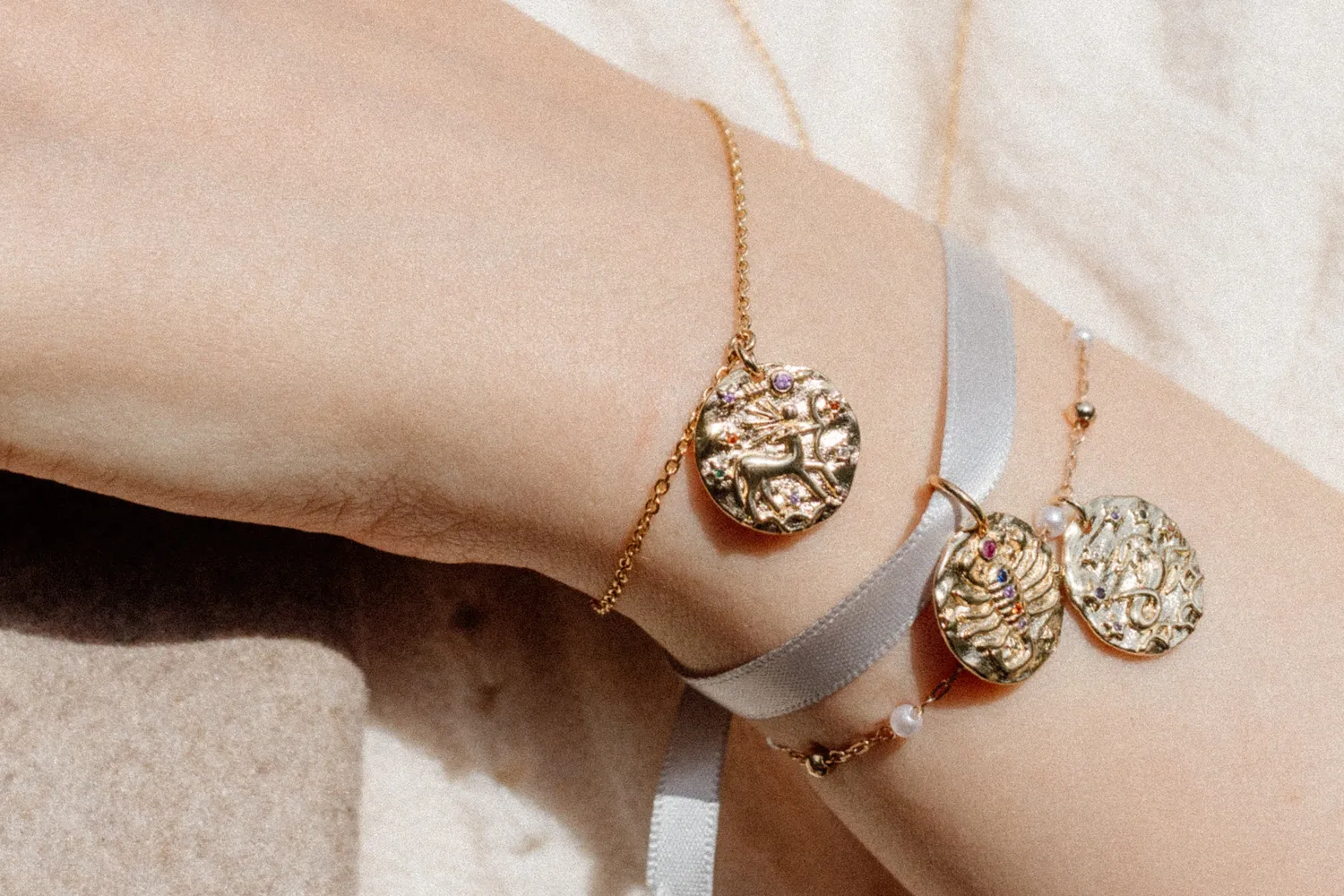Eremis Lumière Astro armbånd stjernetegn 18 karat