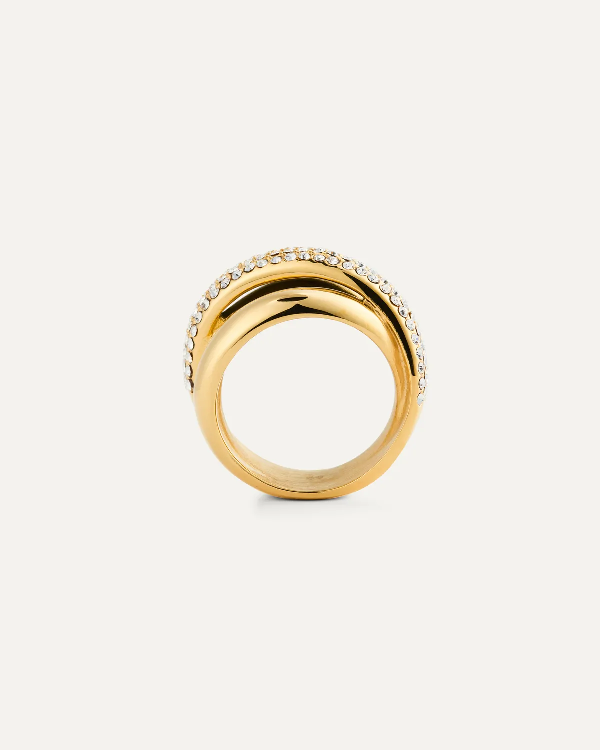 Mockberg Brume ring gull tvunnet Preciosa
