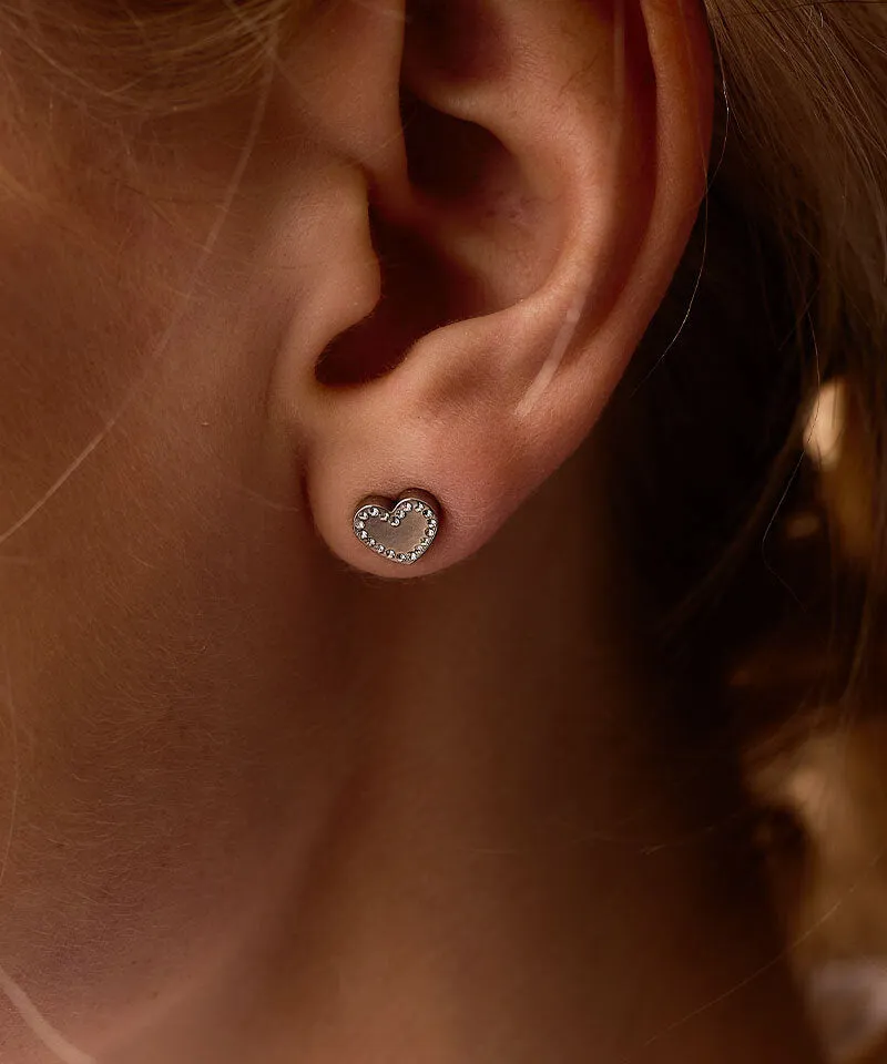 Blomdahl Brilliance Sweetheart øredobber 8 mm crystal