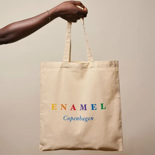 Enamel Diversity tote bag stoff 38x42 cm