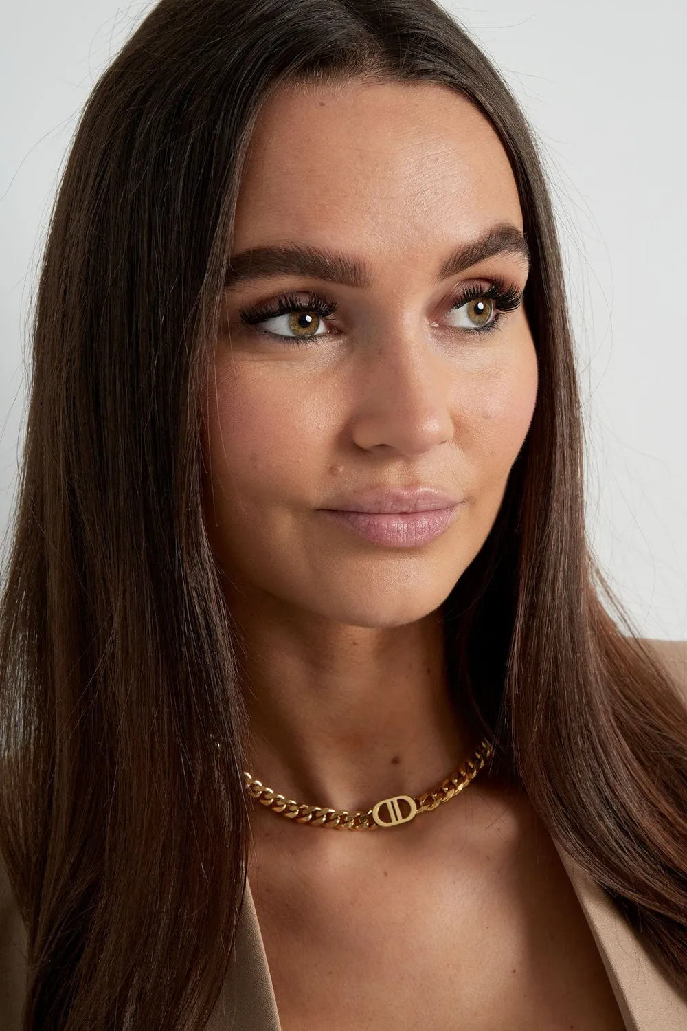 Mea Nani Jewellery Soho halskjede 14K chunky