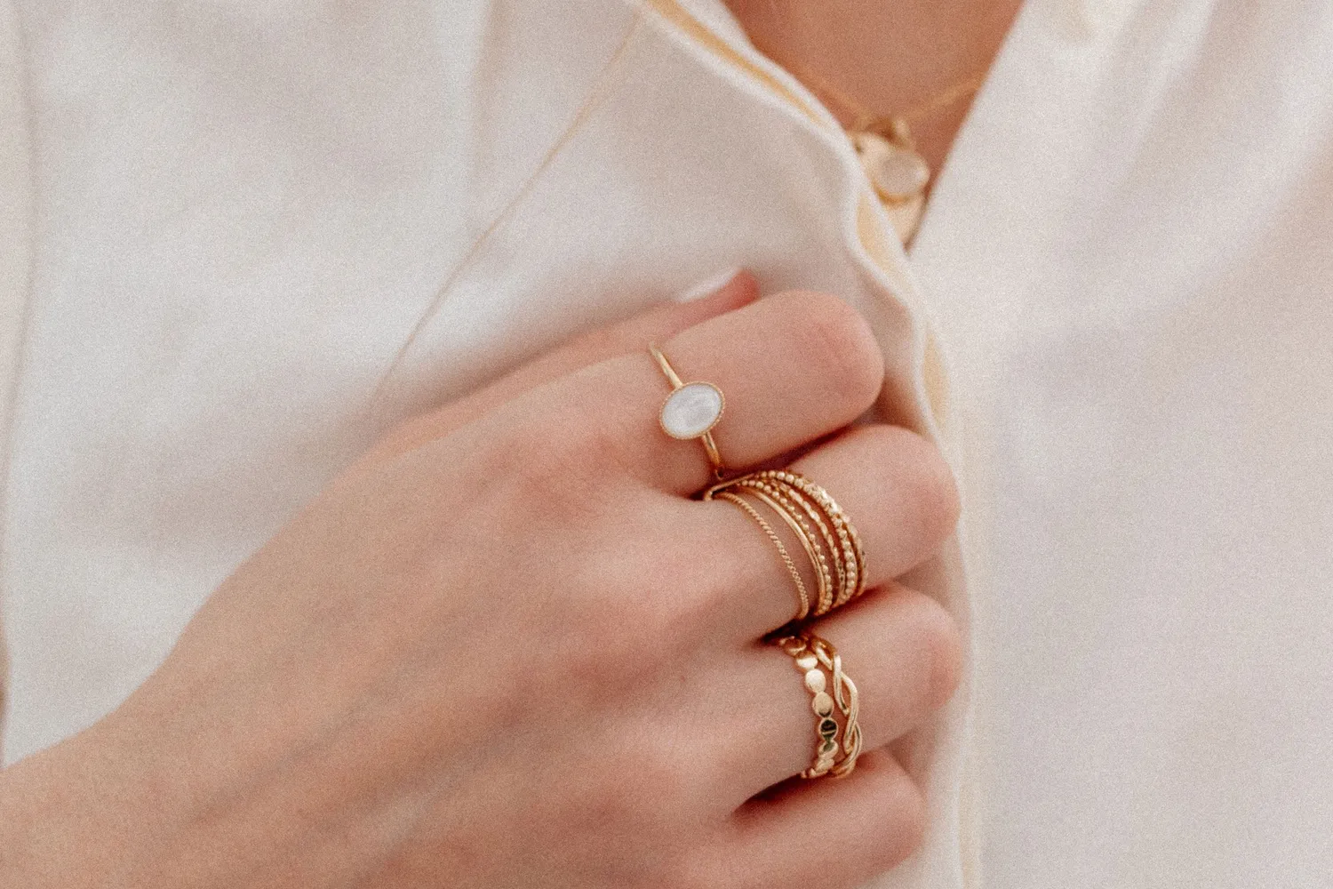 Eremis Julietta ring gullbelagt størrelse 50