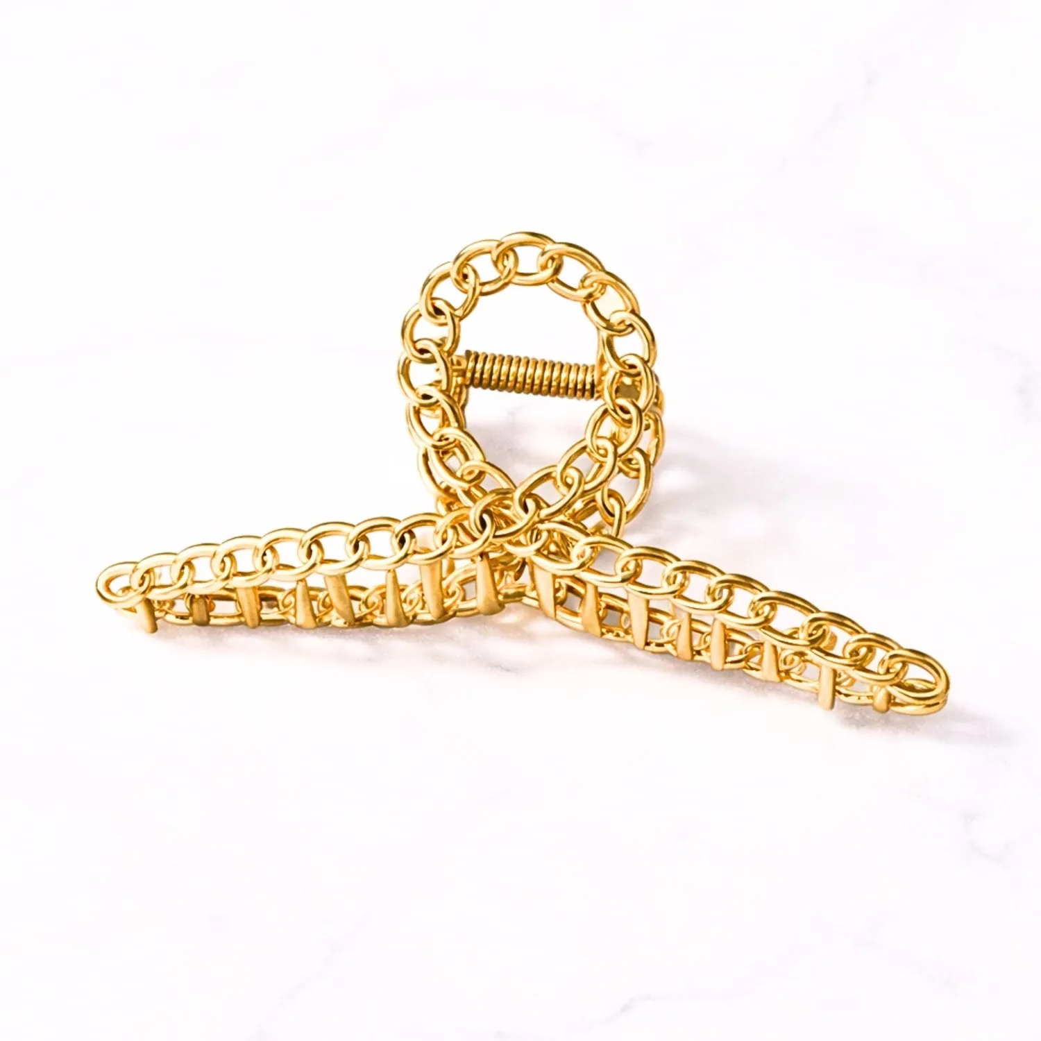 Mea Nani Chain Hair Claw hårklype gull metall